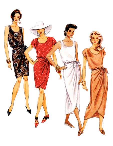 Molde de vestido vintage - McCall's 8501