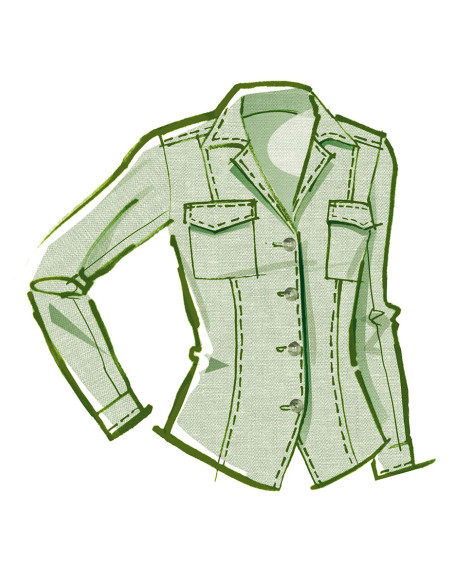 Molde de jaqueta-camisa - McCall's 8504