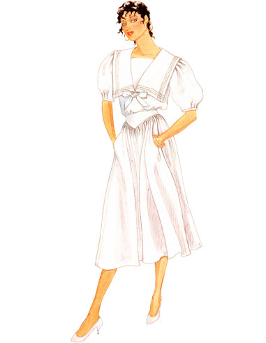 Padrão de blusa e saia - McCall's 8540