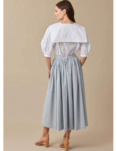 Padrão de blusa e saia - McCall's 8540