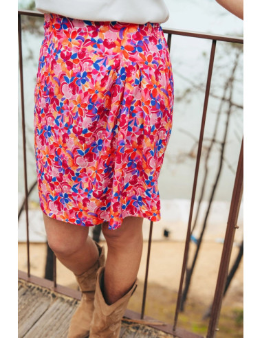 Tecido popeline de viscose Bloom - My Dress Made