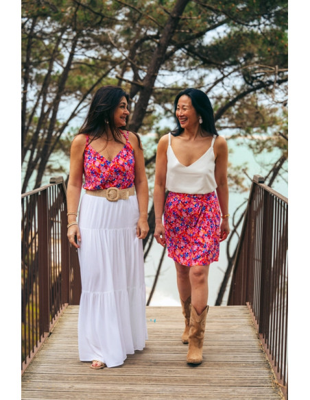 Tecido popeline de viscose Bloom - My Dress Made