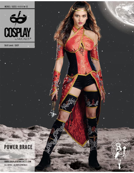 Padrão cosplay Power Brace - McCall's 2102