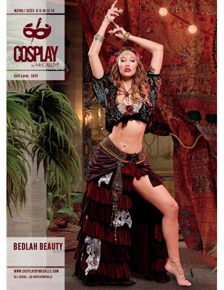 Patrão cosplay Bedlah Beauty - McCall's 2106