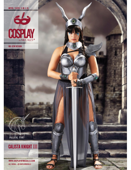 Patrão cosplay Calista Knight III - McCall's 2116