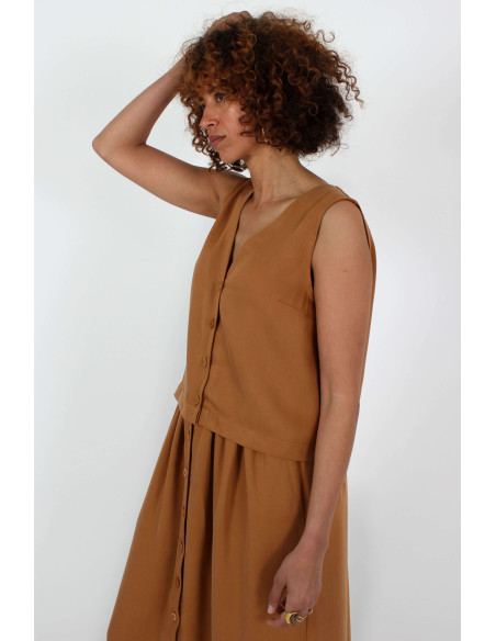 Padrão de tops, vestidos e saias Lotus - I am patterns
