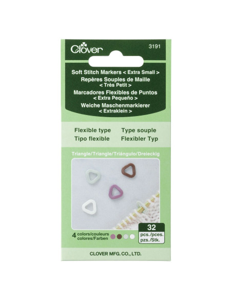 Marcadores de Malha Flexíveis Clover - Pequeno