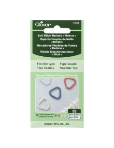 Marcadores de Malha Flexíveis Clover - Médio