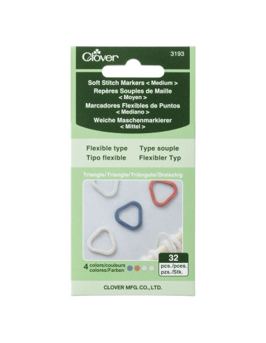 Marcadores de Malha Flexíveis Clover - Médio