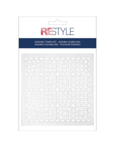Molde para sashiko Restyle - Quadrados