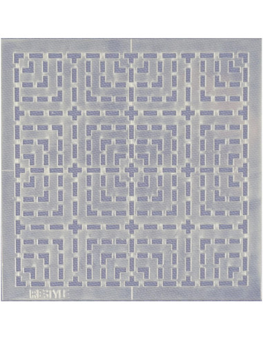Gabarit pour sashiko Restyle - Carrés