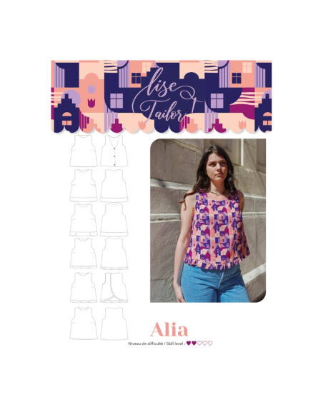 Padrão de top - Alia - Lise Tailor