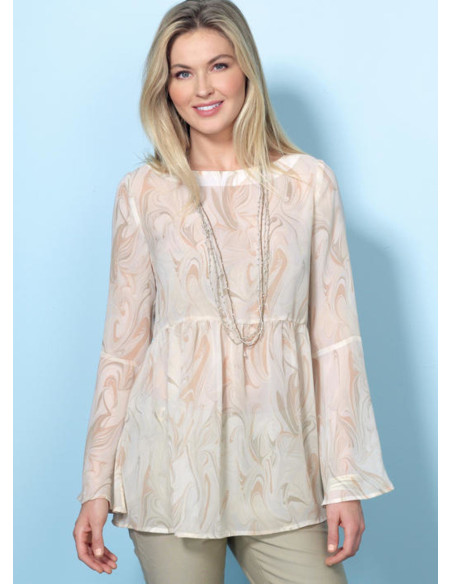 Molde de blusas - Butterick 6486