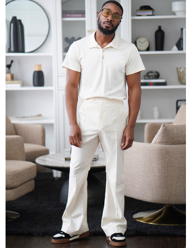 Padrão de polo e calça - Know Me 2035
