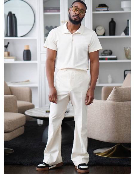 Padrão de polo e calça - Know Me 2035