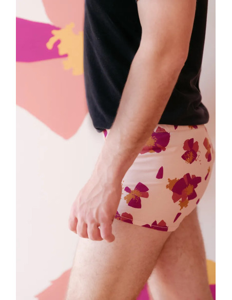 Tecido jersey de algodão Anémona Nude - Églantine & Zoé