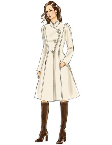 Molde de casaco e sobretudo - Butterick 6497