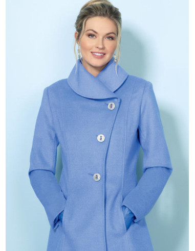 Molde de casaco e sobretudo - Butterick 6497