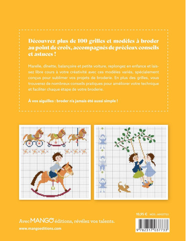 Livre tendre enfance - 100 modèles à broder