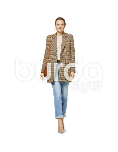 Molde de casaco - Burda 6463