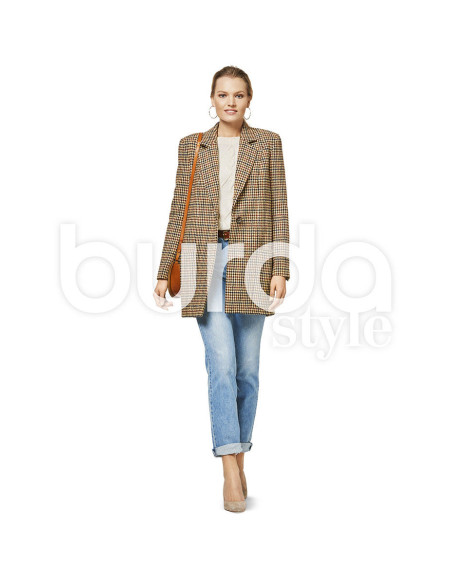 Molde de casaco - Burda 6463