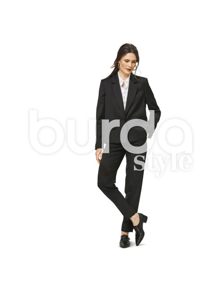 Molde de casaco - Burda 6463
