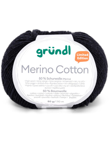Fio para tricotar Merino Cotton Gründl