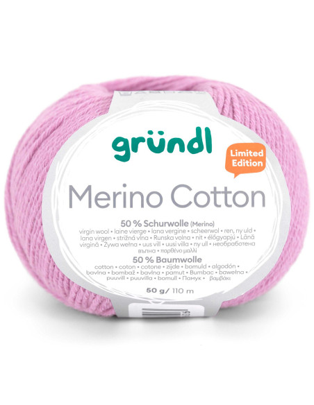 Fio para tricotar Merino Cotton Gründl