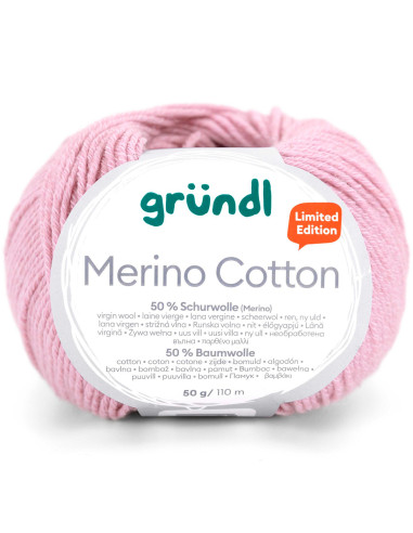 Fio para tricotar Merino Cotton Gründl