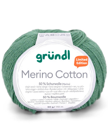 Fio para tricotar Merino Cotton Gründl