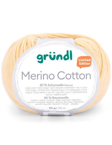 Fio para tricotar Merino Cotton Gründl
