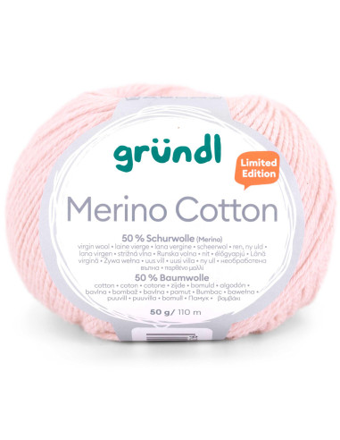 Fio para tricotar Merino Cotton Gründl