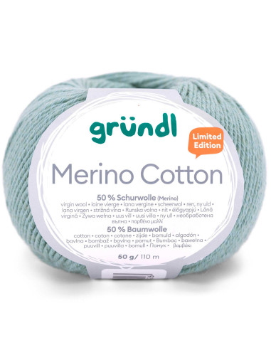 Fio para tricotar Merino Cotton Gründl