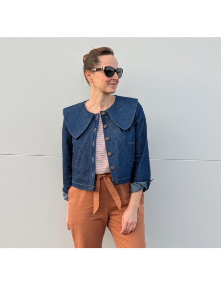 Molde de blusão Laddies - Anna Rose patterns