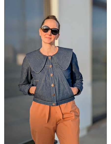 Molde de jaqueta Laddies - Anna Rose patterns