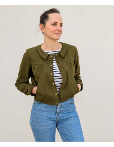 Molde de jaqueta Laddies - Anna Rose patterns