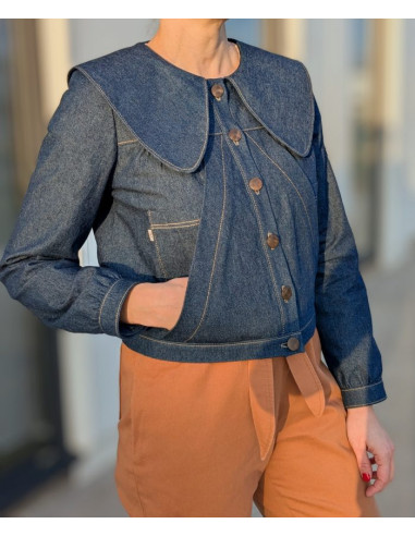 Molde de jaqueta Laddies - Anna Rose patterns