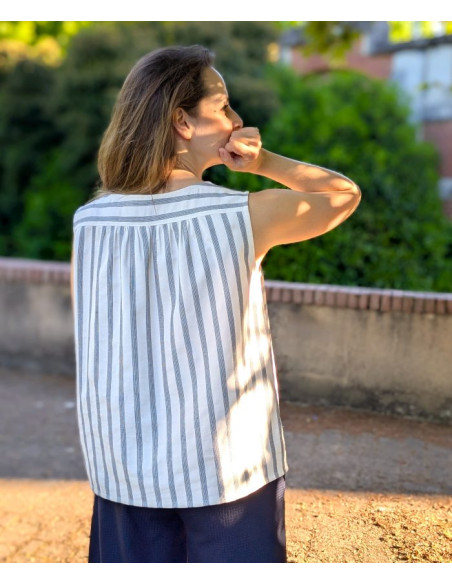 Padrão de top Lunne - Anna Rose patterns