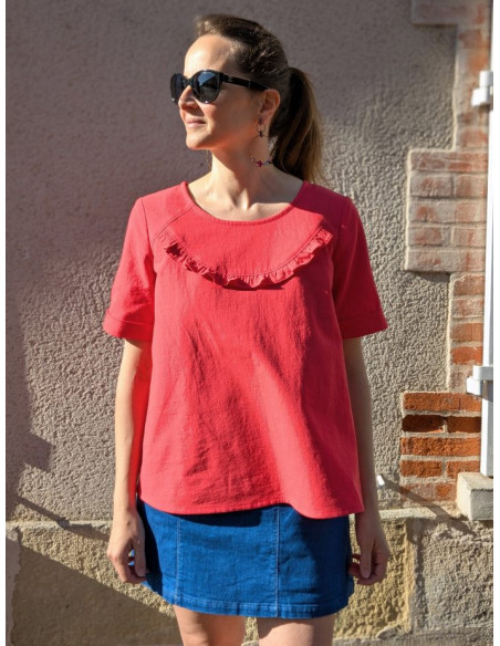 Padrão de top Lunne - Anna Rose patterns