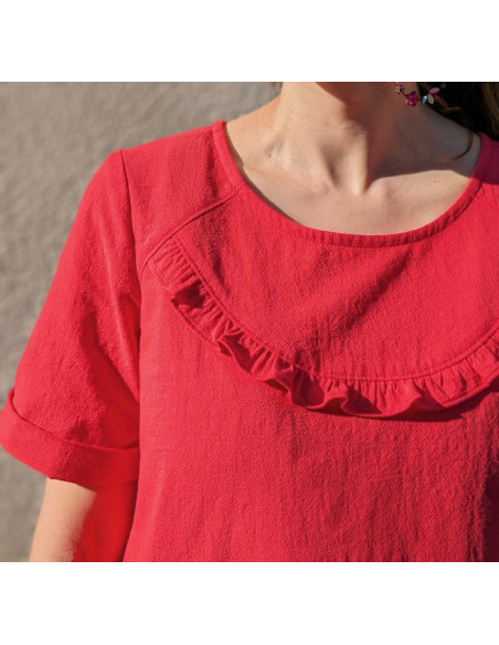 Padrão de top Lunne - Anna Rose patterns