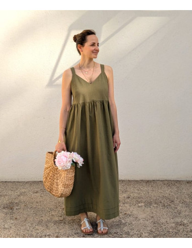 Molde de vestido Lottus - Anna Rose patterns