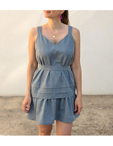 Molde de vestido Lottus - Anna Rose patterns