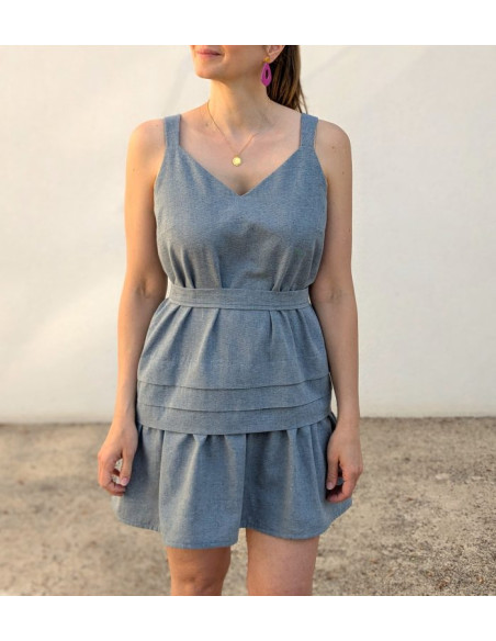 Molde de vestido Lottus - Anna Rose patterns