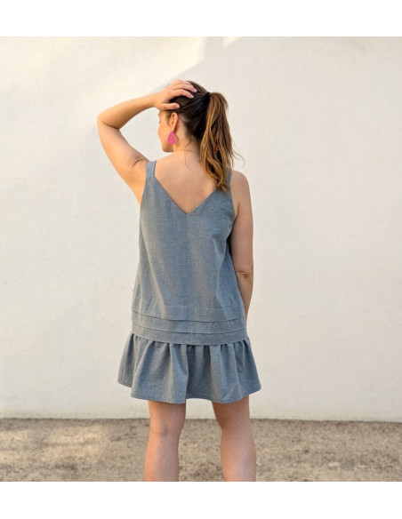 Molde de vestido Lottus - Anna Rose patterns