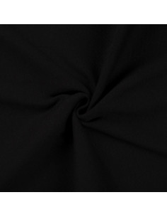 Tecido jersey ribana - Preto