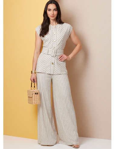 Molde de top - Butterick 7028