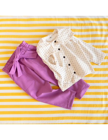 Padrão de calça e short para bebê New York - Ikatee