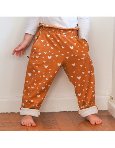Padrão de calça e short para bebê New York - Ikatee