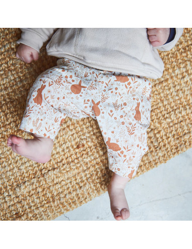 Padrão de calça e short para bebê New York - Ikatee