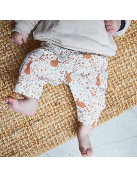 Padrão de calça e short para bebê New York - Ikatee